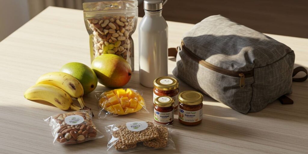 Alimentos e Suprimentos: Leve o que Precisa, Mas Não Exagere