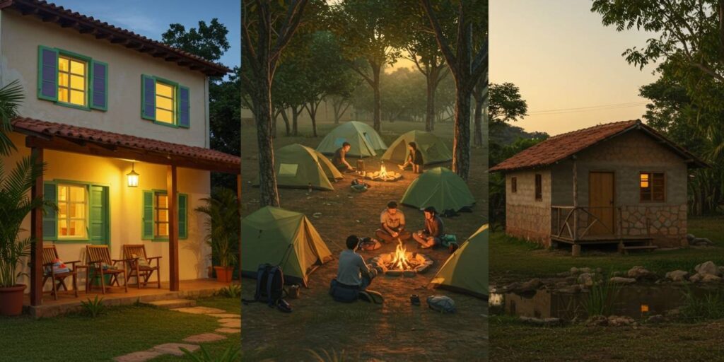 Dicas de Hospedagem: De Pousadas a Campings