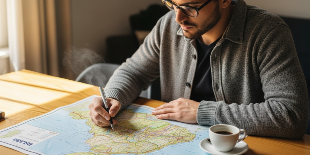 Passo 1_ Escolha a Rota e o Destino