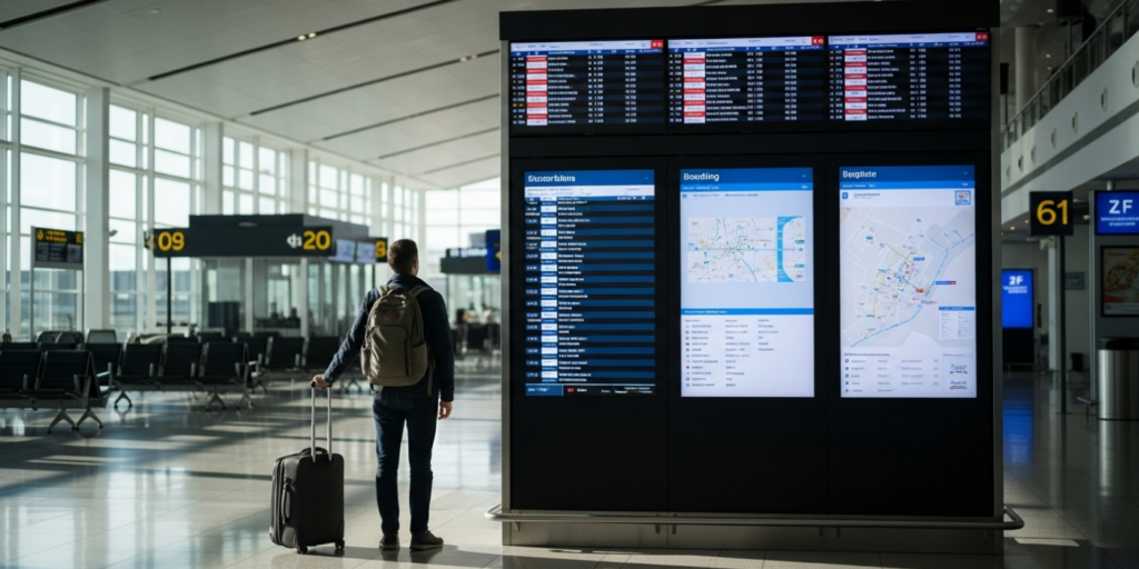 Passo 1_ Identifique o Aeroporto e o Terminal